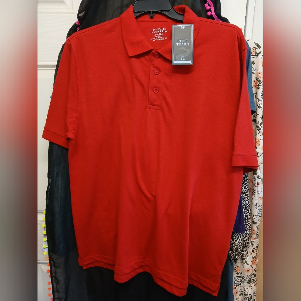 Men's Red Polo Shirt